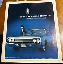 1965 Oldsmobile Ninety-Eight Starfire Jetstar Dealer Sales Brochure Handout picture