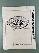 Street Fighter 2 Arcade Champion Edition - Turbo upgrade manual picture