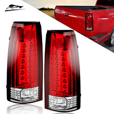For 88-98 Chevy GMC C/K 1500 2500 Suburban Red Pair Tail Lights lamp LED picture