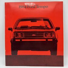 1984 FORD TEMPO 10x11 Auto Dealer Car Sales Brochure Options Colors and Specs picture