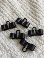 5 X FORD GRANADA PETROL PIPE CHASSIS CLIPS FUEL LINE TWIN 8mm 5/16