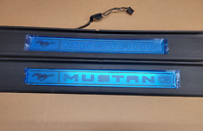 New Take Off 2015-2022 Mustang Lighted Door Sill Plates   PAIR picture