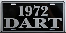 1972 72 DART METAL LICENSE PLATE FITS DODGE 270 GT SWINGER 273 318 340 GARAGE picture
