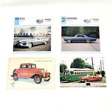 Vintage Car Pictures Lot Of 4 Photo Cards 51 Buick Oldsmobile 1932 Ford Coupe picture