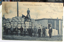 1914 RIDGETOWN ONTARIO CANADA Postcard Basket Factory, Posted 1914, Ont. Ca. picture
