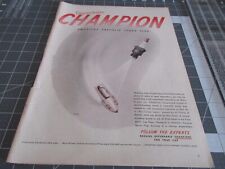 1946 Champion Spark Plugs Miss Great Lakes   Vintage Print Ad picture