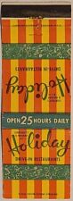 Superior Matchbook Cover Holiday Drive in Restaurant Denver Englewood Aurora CO picture