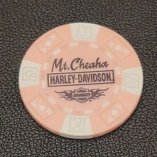 MT. CHEAHA HD ~ ALABAMA (Pink AKQJ) Harley Poker Chip ~ CLOSED picture