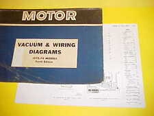 1970 1971 1972 1973 1974 PLYMOUTH DUSTER 340 DODGE DART VACUUM+WIRING DIAGRAMS picture