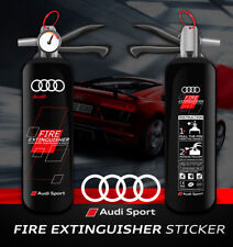 AUDI Fire extinguisher Sport sticker decal style design (for Dark Color) picture