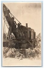c1910's Marion Steam Shovel Meyer Bros Construction Antique RPPC Photo Postcard picture