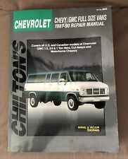 VINTAGE CHILTON’S REPAIR MANUAL CHEVY/GMC FULL SIZE VANS US & Canada 1987-1990 picture