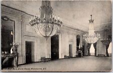 1909 East Room White House Washington DC Chandelier Posted Postcard picture