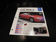 1991-1998 Mazda MX-3 Spec Sheet Brochure Photo Poster 97 96 95 94 93 92 picture