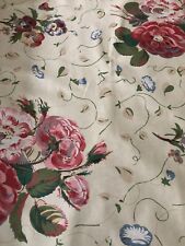 Cowtan & Tout Colefax & Fowler Roses And Pansies Glazed Cotton Chintz BTY NEW picture
