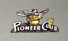 VINTAGE PIONEER CLUB PORCELAIN SIGN CAR GAS TRUCK OIL picture