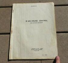 WW2 USAAF US ARMY AIR FORCE B-29 Super Fortress Cruise Control Book picture