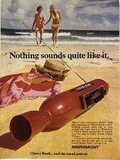 1973 Cherry Bomb Muffler Print Ad Maremont Exhaust System Products Throaty Red picture