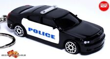 🎁KEYCHAIN BLACK/WHITE LIKE LA POLICE PATROL DODGE CHARGER CUSTOM GREAT GIFT🎁🎁 picture