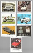 CIGARETTE/TRADE/CARDS. Golden Era. TRIUMPH VITESSE 1962-71. (2007). (Set of 7). picture