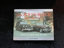Rolls-Royce Bentley Collector's Guide Vol. 2 Coachbuilt 1945-85 Graham Robson picture