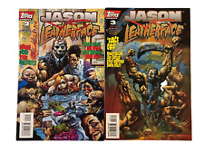 Jason vs Leatherface 2 & 3 Topps Comics picture