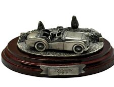 Triumph TR2 Car Model Roadside Mark Models England Silver Plate Paperweight Rare picture