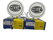 Pair Hella Comet 500 Driving Lamp Yellow Spot Light With Cover Universal Fit picture