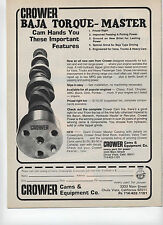 1975 Crower Baja Torque Master Cam Print Ad ~ picture