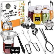 Canning Supplies Starter Kit Stainless Steel Canning Set Tools Rack Ladle Measu  picture