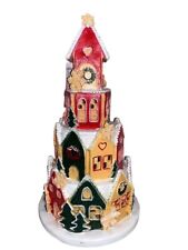 Martha Stewart Large Tiered Christmas Village Lighted GINGERBREAD HOUSE 16