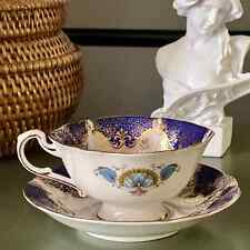 Paragon Royal Blue Teacup & Saucer  Collectible English Porcelain Vintage TeaCup picture