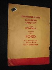 1957 Ford V-8 2 bbl Carburetor Gasket/Rebuild Kit #B7A-9502B: Holly Carburetor picture