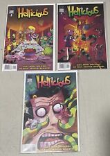 Hellicious #1 #2  2018 Optioned Animated Series  SBI Press RARE HTF SET OF 3 picture