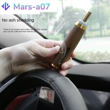 2PCS Car Ashtray Anti-dust Car Portable Walnut Car Cigarette Holder picture