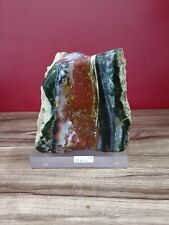 Mix red opalized petrified wood polished with base 3670gr 12x15x16cm (35) picture