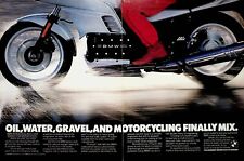 1989 BMW Anti-Lock Brakes for Motorcycles - 2-Page Vintage Motorcycle Ad picture