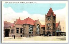 Syracuse, New York NY - New York Central Building Station - Vintage Postcards picture