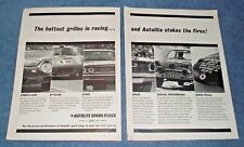 1964 Autolite Spark Plugs Vintage 2pg Ad 