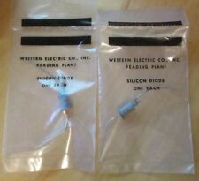 Lot of 2 NOS Western Electric 426L Diodes Sealed in Package Reading Plant picture