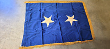 U.S Air Force Major General Flag Two Stars 3'X4' Phila Quatermaster Depo picture