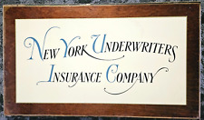 New York Underwriters Insurance Company Vintage 26 x 15