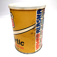 NOS Vtg 1973 Phillips 66 Trop-Artic Motor Oil Can Sealed Puzzle Alaska Hawaii F4 picture