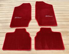 For Ford Taunus Cortina TC1 GXL GL Coupe Fastback Sedan Floor Mats Red  1970-93 picture