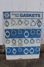  Vtg Goerlich's Exhaust Pipe Gaskets Advertising Store Display Pegboard Sign 32