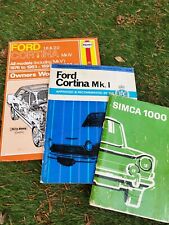 Car Books Classic Ford cortina and scima Books  picture