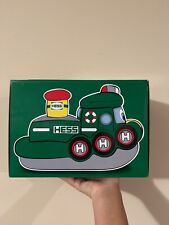HESS 2023 MY PLUSH TUGBOAT TOY TRUCK W/ LIGHTS AND SOUND, NEW IN SEAL BOX picture