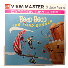 Vintage Beep Beep The Road Runner GAF View-Master Slides with Inserts 1967 picture