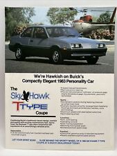 1983 BUICK SKYHAWK T-TYPE COUPE Chicago DEALER MAP Car Sales Catalog Brochure picture
