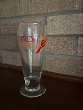 Vintage Stroh Light Beer Glass - 6 1/4